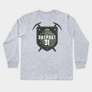 Outpost 31 (aged look) Kids Long Sleeve T-Shirt